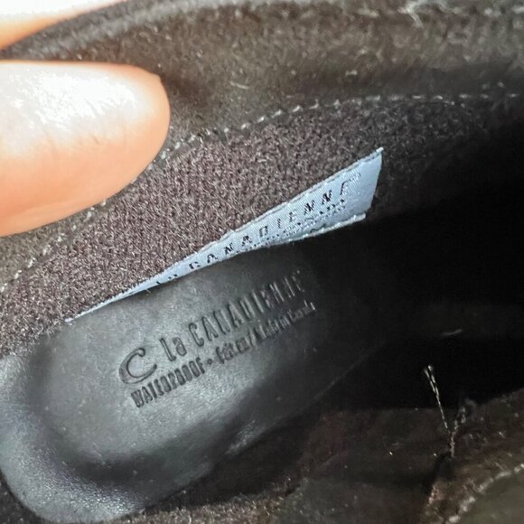 La Canadienne Women’s Oliver Waterproof Suede Booties – Size 9M Black - Picture 10 of 11